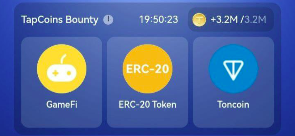 Tapcoins комбо дня