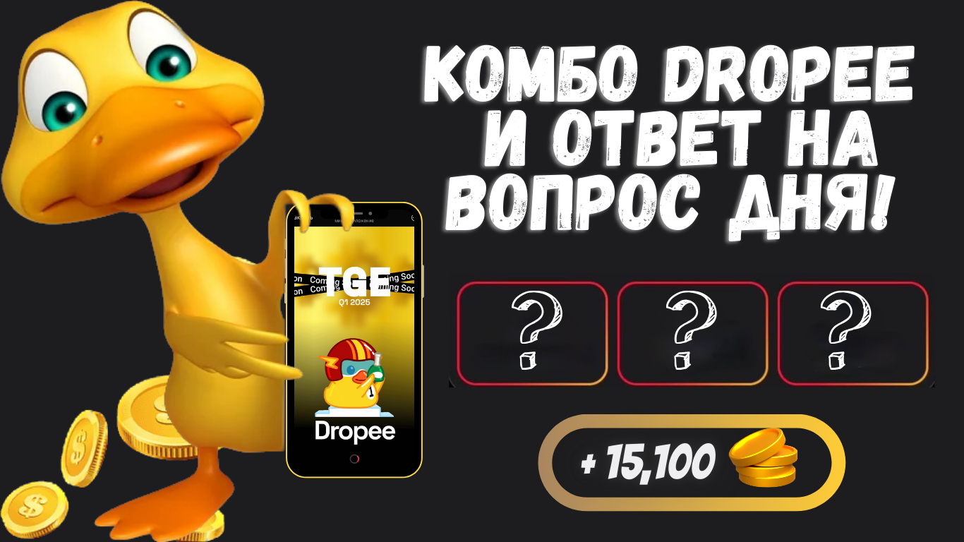 Dropee комбо сегодня