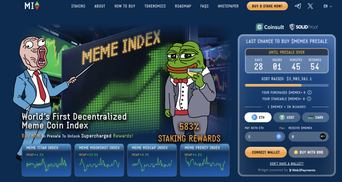 memex meme coin index