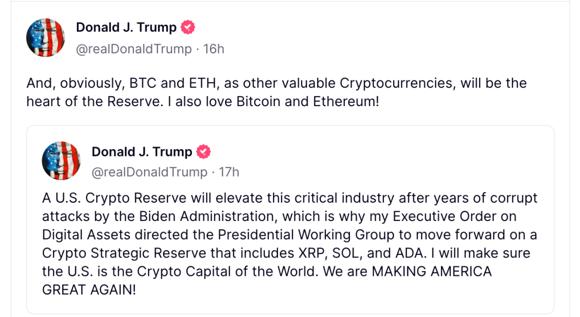 trump tweet about us trategic reserve