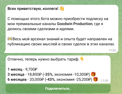 гудвин telegram