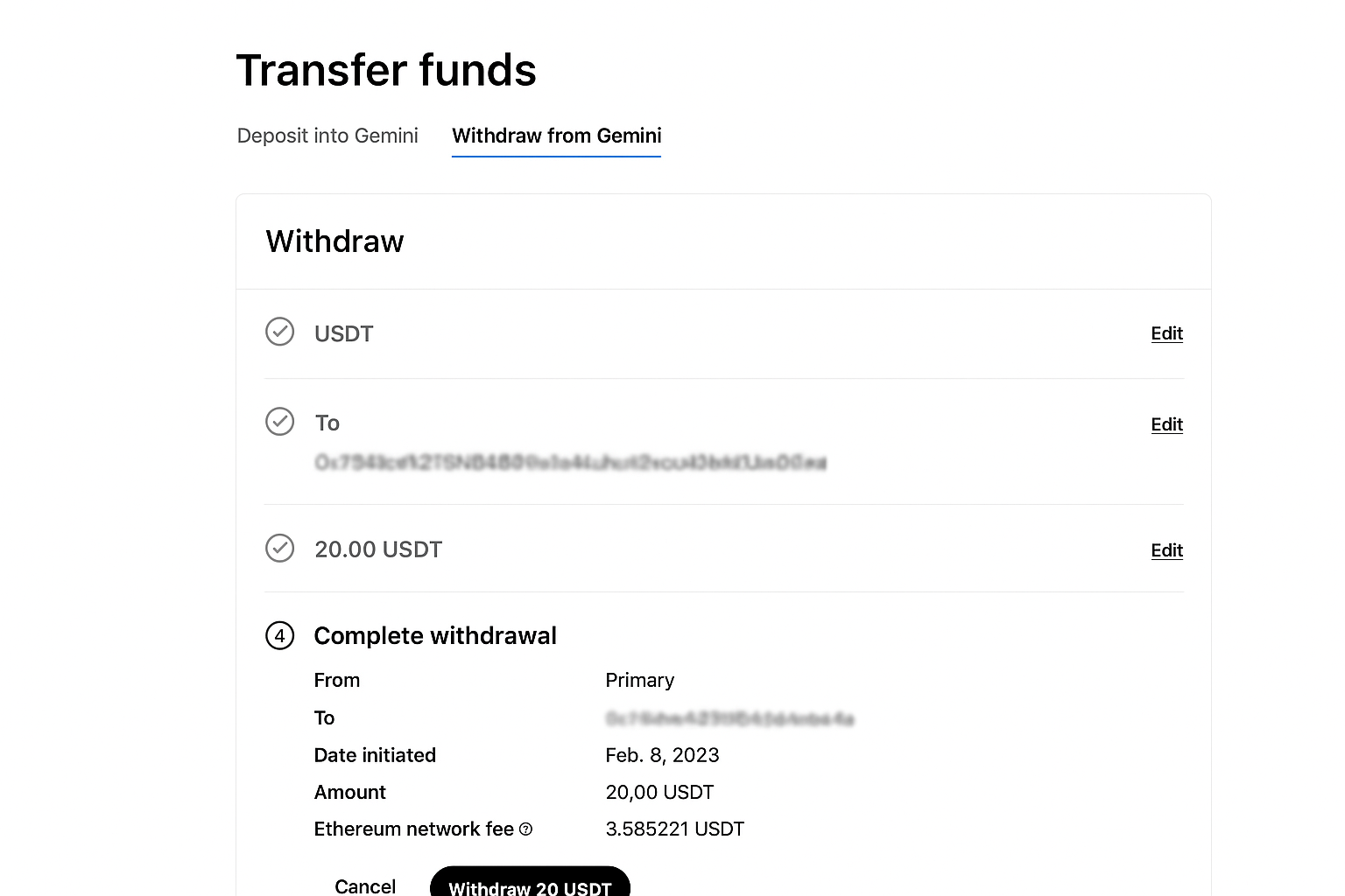 Gemini withdrawals demystified: moving funds, speeds, and costs Gemini withdrawals demystified: moving funds, speeds, and costs