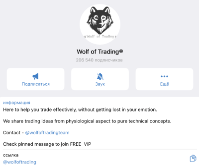 wolf of trading